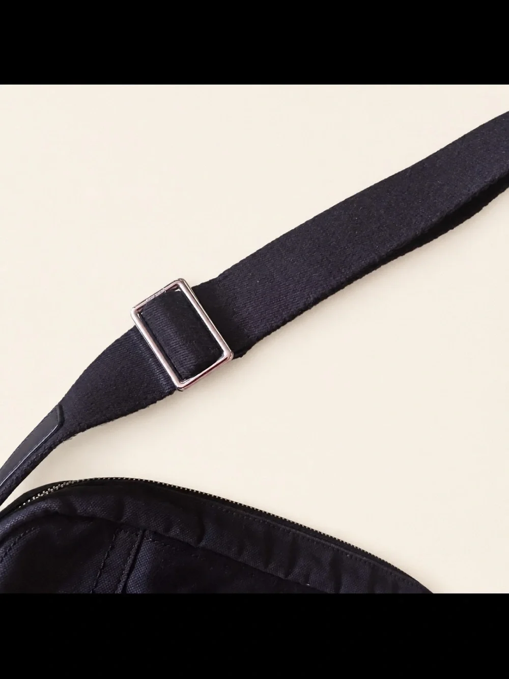 Coach Black Canvas Crossbody Messenger Bag